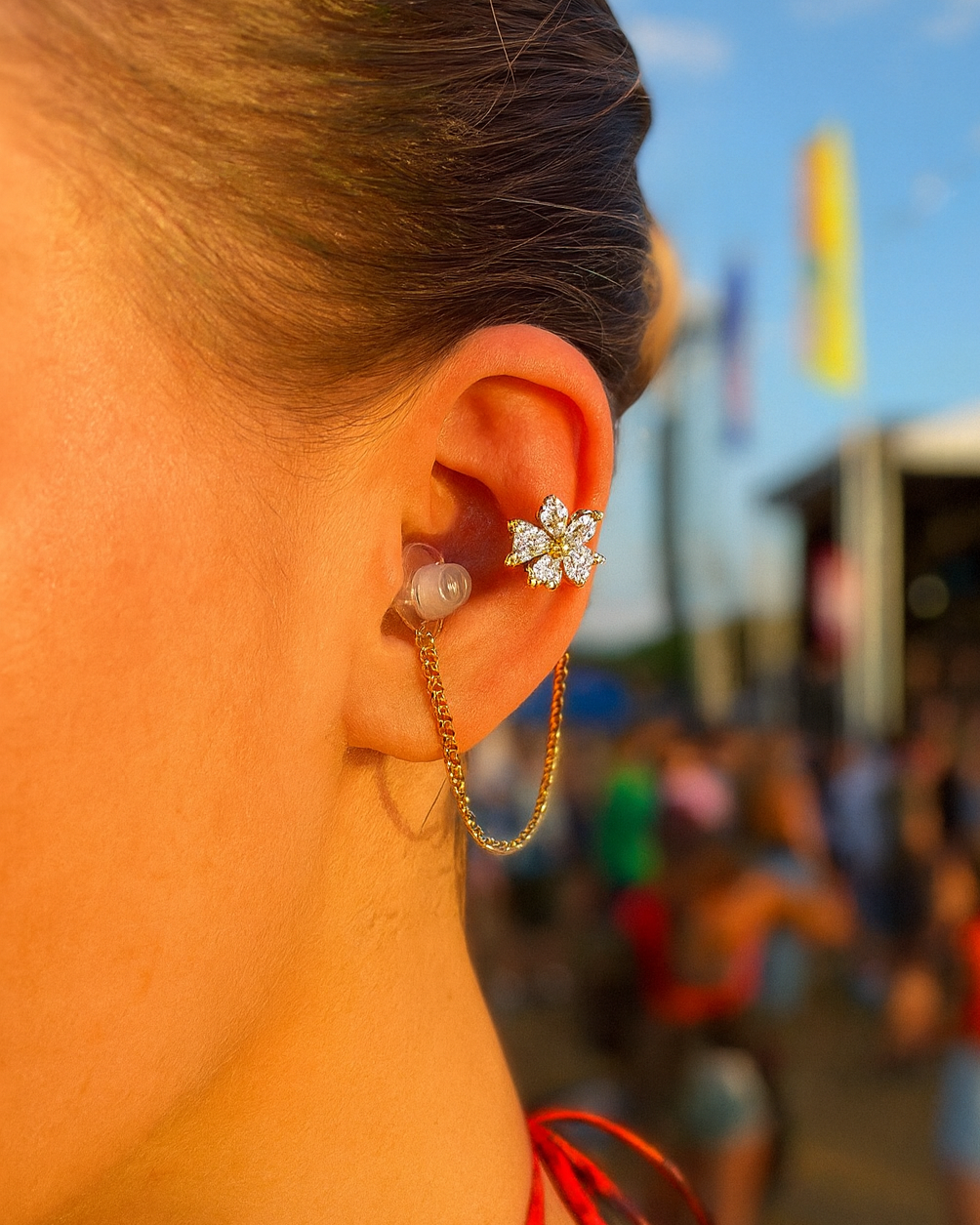 HearRings ® | Gold | Blossom Earcuff