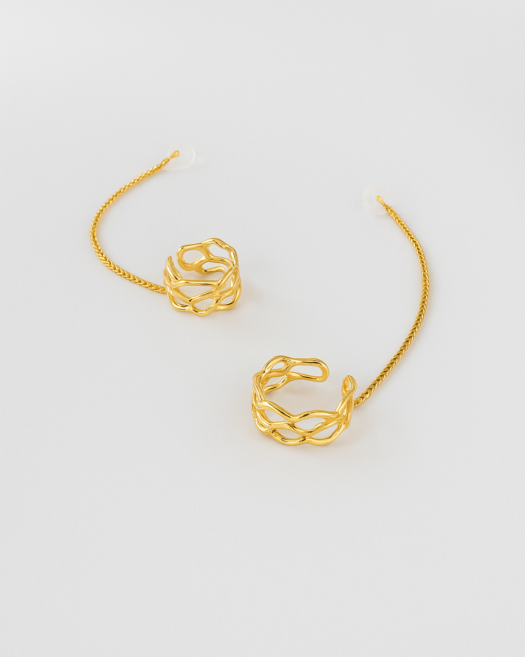 HearRings ® | Gold | Braided Earcuff