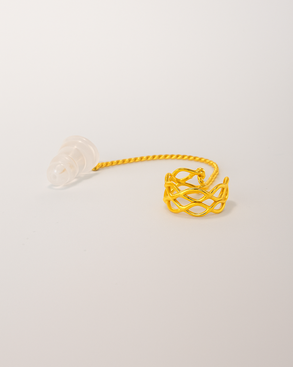 HearRings ® | Gold | Braided Earcuff