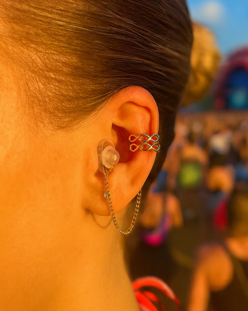 HearRings ® | Gold | Braided Earcuff