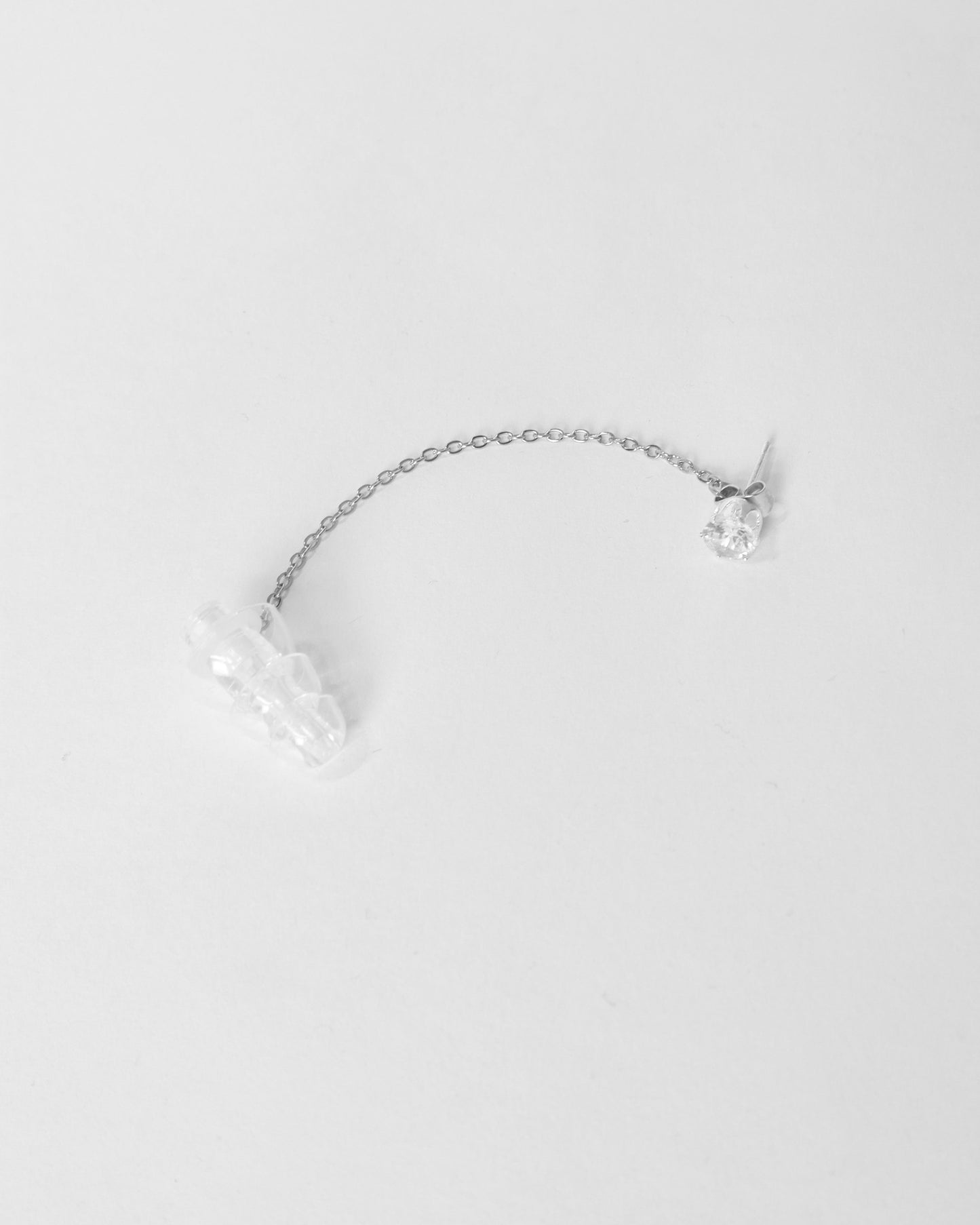 HearRings ® | Silver | Crystal Earring