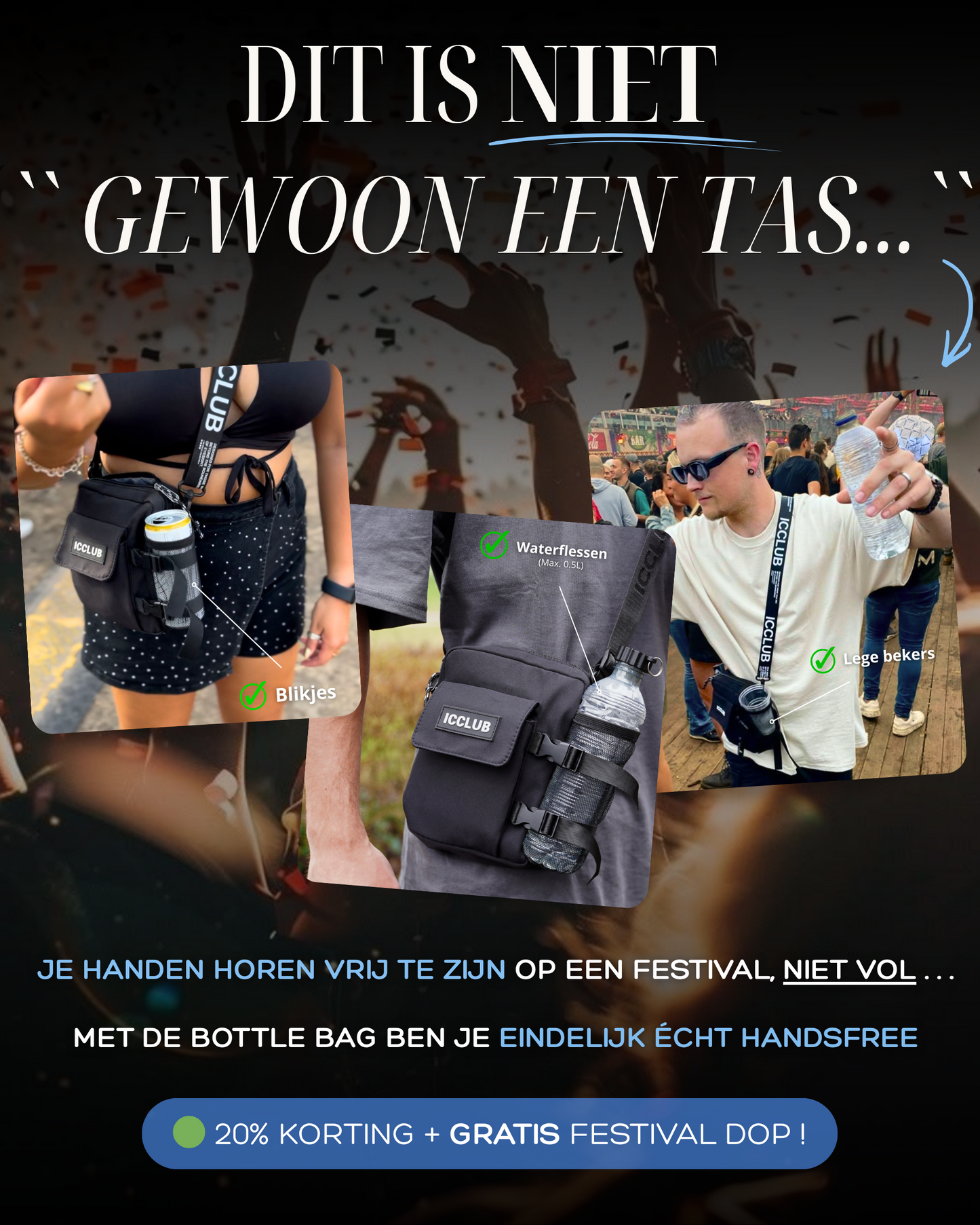 BOTTLE BAG ® | BLACK