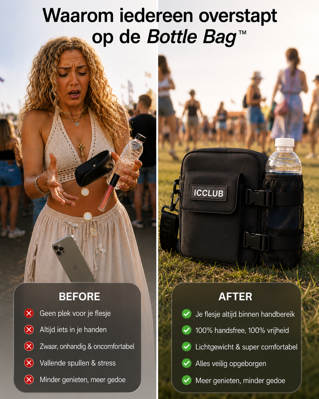 BOTTLE BAG ® | BLACK