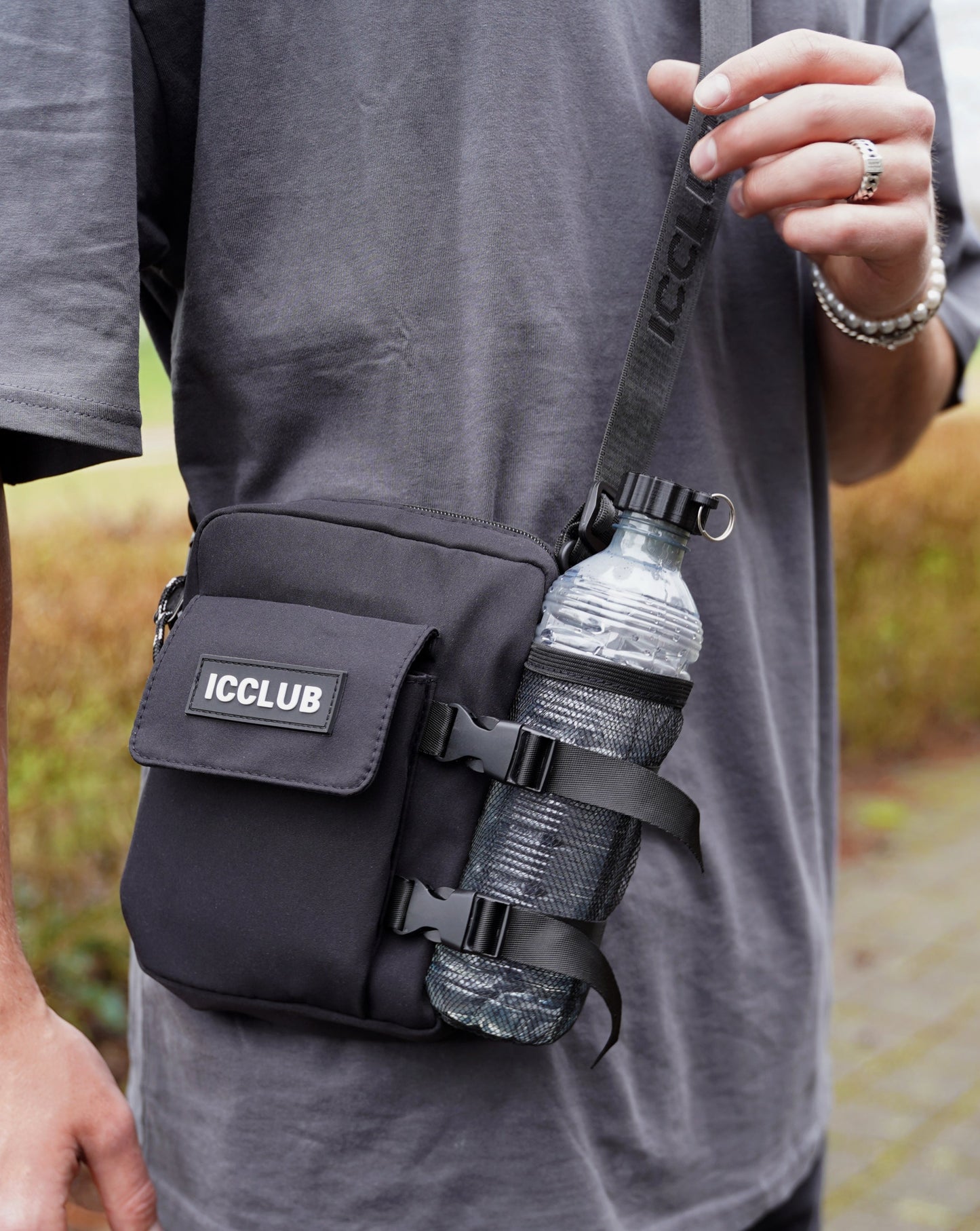 FESTIVAL KIT | BOTTLE BAG - BLACK