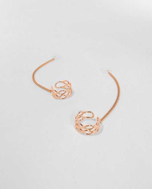 HearRings ® | Gold | Braided Earcuff