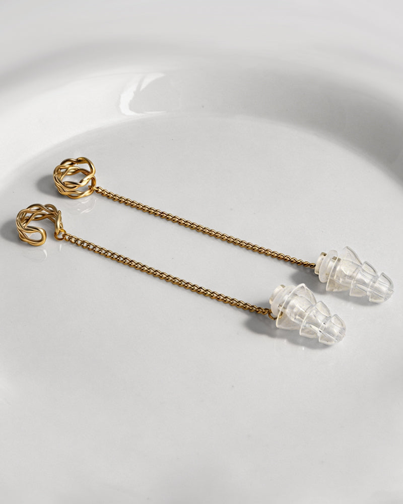 HearRings ® | Gold | Braided Earcuff