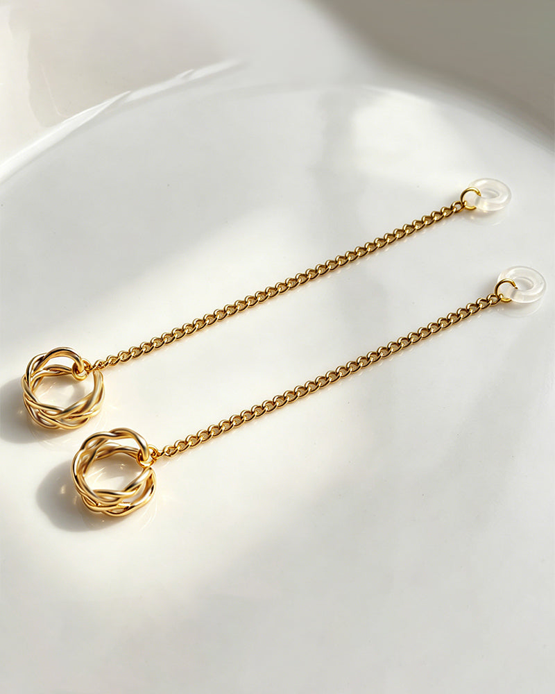 HearRings ® | Gold | Braided Earcuff
