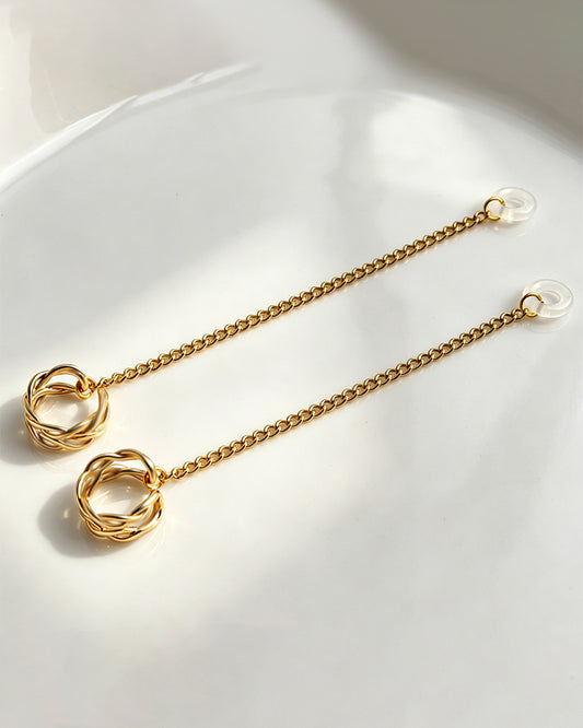 HearRings ® | Gold | Braided Earcuff