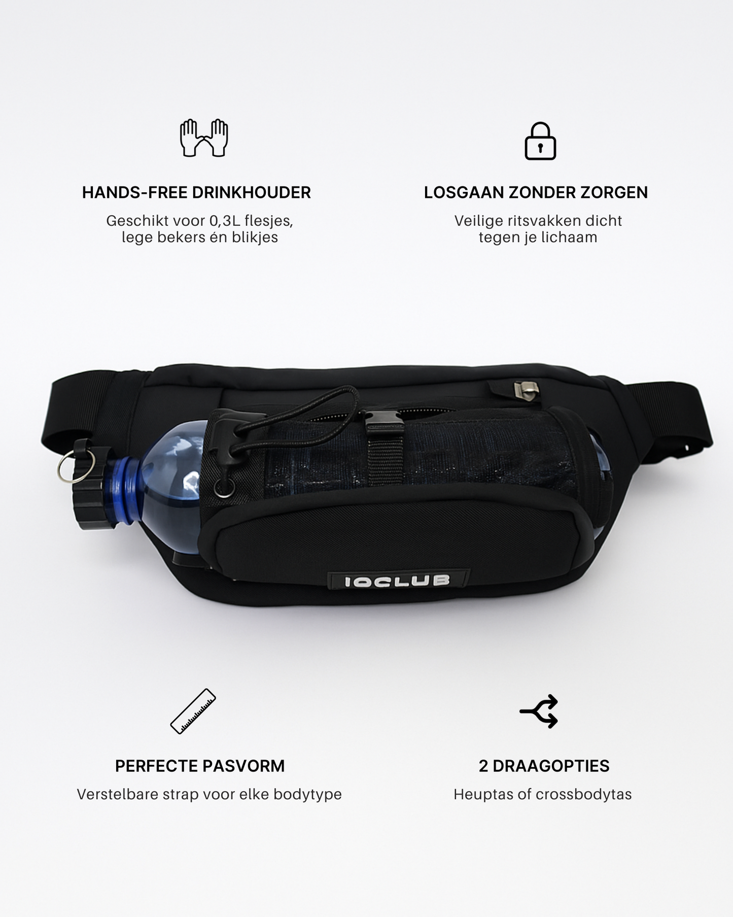 ICCLUB FANNYPACK | BLACK (pre-order)