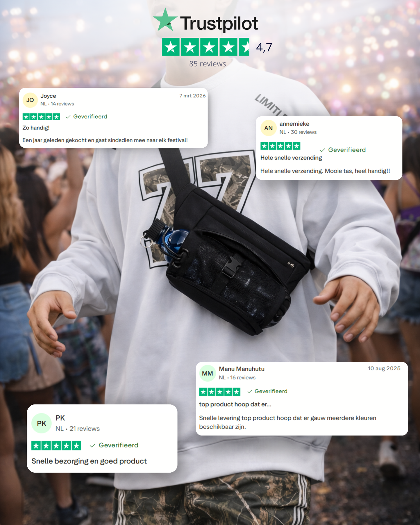ICCLUB FANNYPACK | BLACK