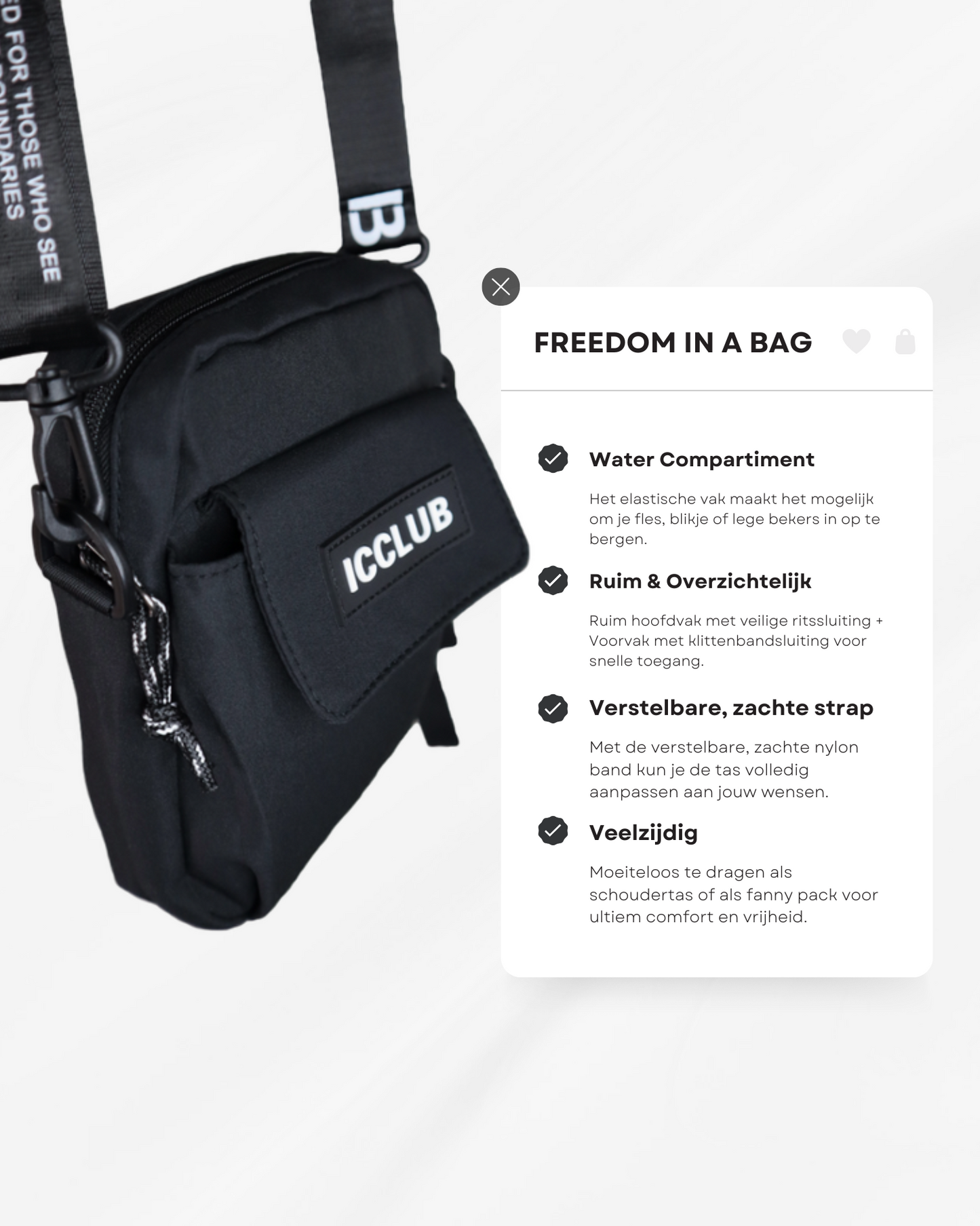BOTTLE BAG ® | BLACK