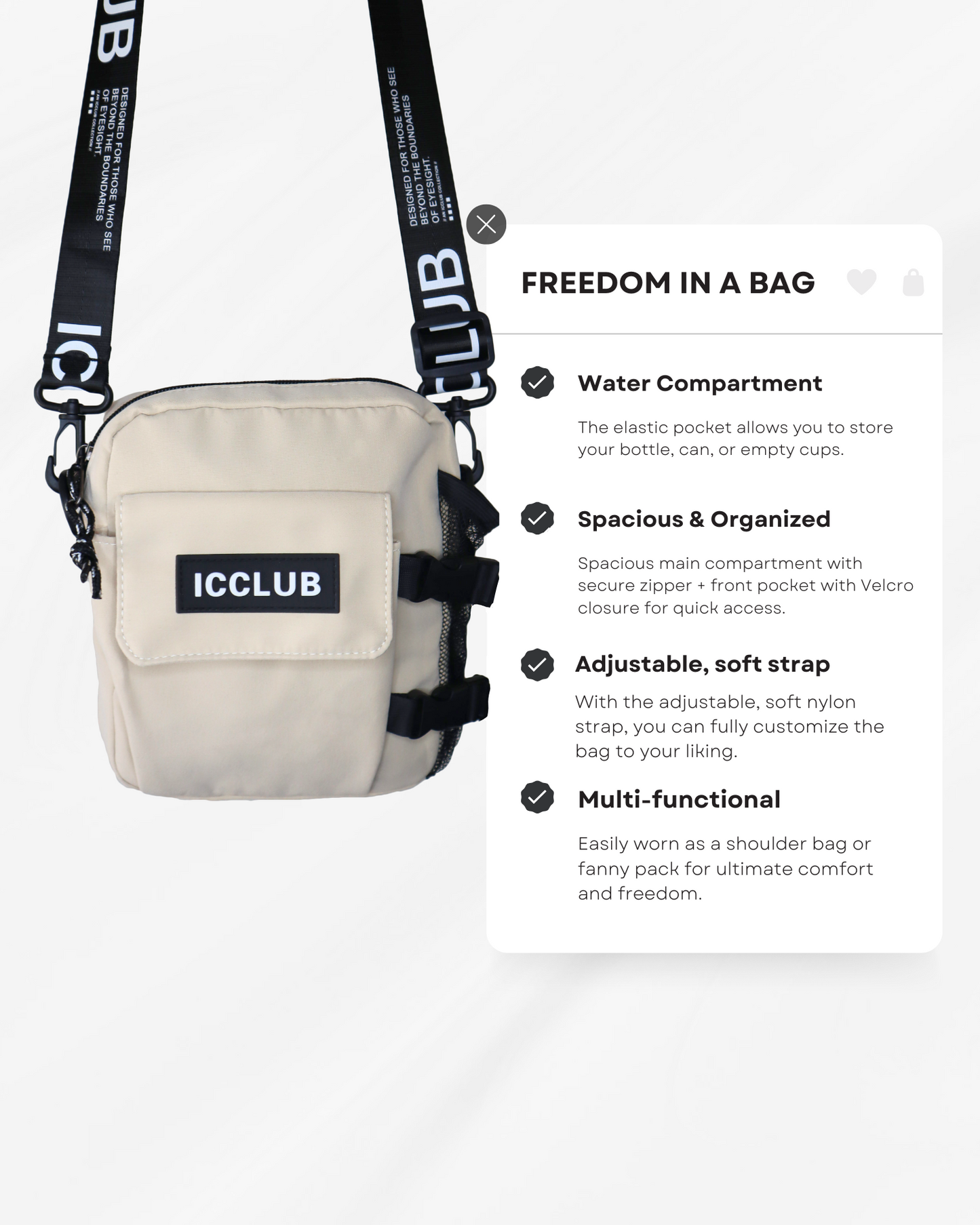 BOTTLE BAG ® | BEIGE