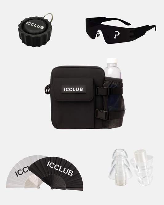 FESTIVAL KIT | BOTTLE BAG - BLACK