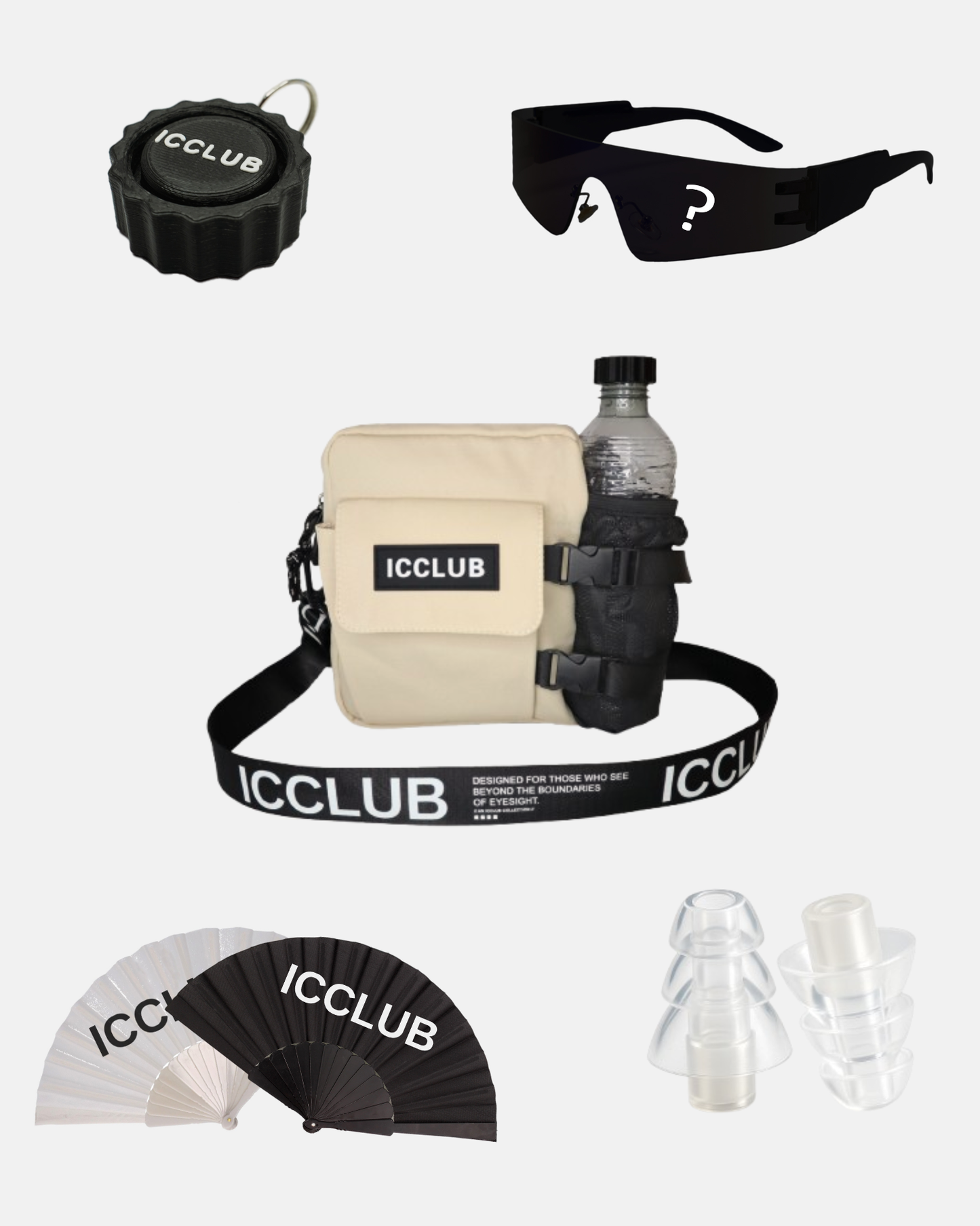 FESTIVAL KIT | BOTTLE BAG - BEIGE