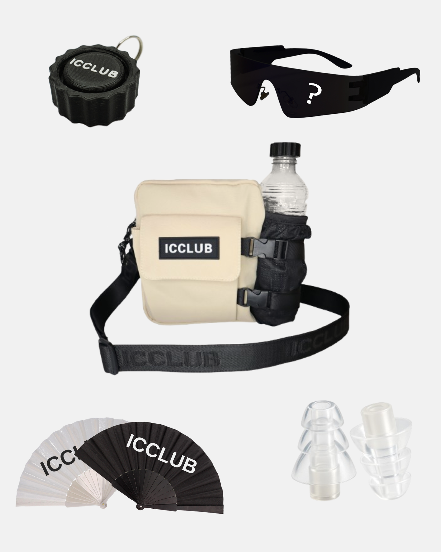 FESTIVAL KIT | BOTTLE BAG - BEIGE